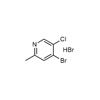 4-溴-5-氯-2-甲基吡啶氢溴酸盐结构式