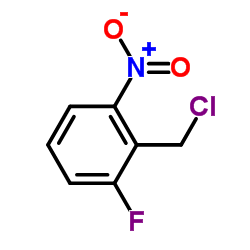 Benzene, 2-(chloromethyl)-1-fluoro-3-nitro-结构式