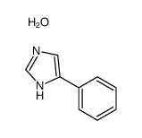 5-phenyl-1H-imidazole,hydrate Structure