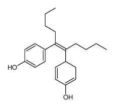 4-[(Z)-6-(4-hydroxycyclohexa-2,4-dien-1-yl)dec-5-en-5-yl]phenol结构式