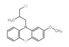 10-(3-chloro-2-methylpropyl)-2-methoxy-10H-phenothiazine Structure