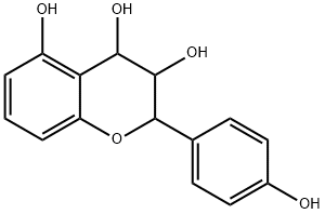 3,4-Dihydro-2-(4-hydroxyphenyl)-2H-1-benzopyran-3,4,5-triol Structure