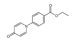 Ethyl 4-(4-oxopyridin-1(4H)-yl)benzoate结构式