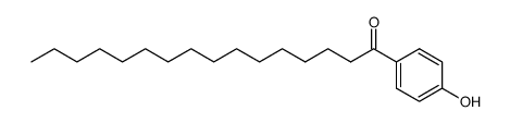 1-(4-hydroxyphenyl)hexadecane-1-one结构式