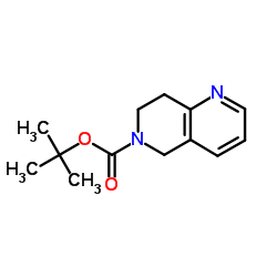 tert-Butyl 7,8-dihydro-1,6-naphthyridine-6(5H)-carboxylate structure