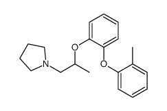 1-[2-[2-(2-methylphenoxy)phenoxy]propyl]pyrrolidine Structure