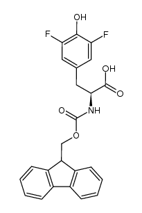 Fmoc-3,5-difluorotyrosine结构式