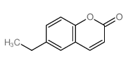 2H-1-Benzopyran-2-one,6-ethyl- structure