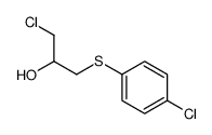 1-chloro-3-(4-chlorophenyl)sulfanylpropan-2-ol结构式
