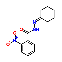 N'-Cyclohexylidene-2-nitrobenzohydrazide Structure