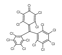 perchloro(diphenylmethylene)cyclohexa-2,5-dienone结构式