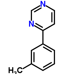 4-(3-Methylphenyl)pyrimidine Structure