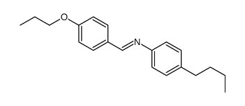 N-(4-butylphenyl)-1-(4-propoxyphenyl)methanimine结构式