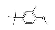 4-tert-butyl-2-methylanisole结构式