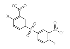 Benzene,1-bromo-4-[(4-fluoro-3-nitrophenyl)sulfonyl]-2-nitro- picture