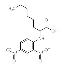 Octanoic acid,2-[(2,4-dinitrophenyl)amino]-结构式