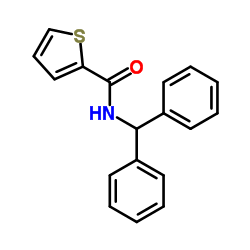 N-Benzhydrylthiophene-2-carboxamide structure