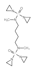 Phosphinic amide,N,N'-tetramethylenebis[P,P-bis(1-aziridinyl)-N-methyl- (8CI)结构式