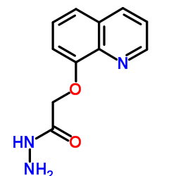 2-(8-Quinolinyloxy)acetohydrazide结构式