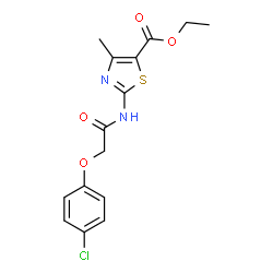 ethyl 2-(2-(4-chlorophenoxy)acetamido)-4-methylthiazole-5-carboxylate picture