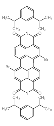 5,12-DIBROMO-2,9-BIS(2,6-DIISOPROPYLPHENYL)ANTHRA[2,1,9-DEF:6,5,10-D'E'F']DIISOQUINOLINE-1,3,8,10(2H,9H)-TETRAONE picture