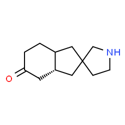 Spiro[2H-indene-2,3-pyrrolidin]-5-one, octahydro-, (3aR,6aR)-rel- (9CI) Structure