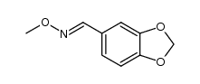 α-piperonal oxime O-methyl ether Structure