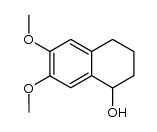 6,7-dimethoxy-1-hydroxytetraline结构式