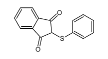 2-phenylsulfanylindene-1,3-dione结构式