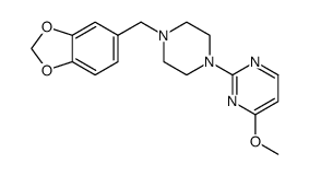 4-Methoxy-2-(4-piperonyl-1-piperazinyl)pyrimidine picture