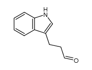 3-(1H-indol-3-yl)propionaldehyde Structure