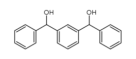 1,3-bis(α-hydroxyphenylmethyl)benzene Structure