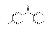 S-phenyl-S-(p-tolyl)sulfilimine结构式