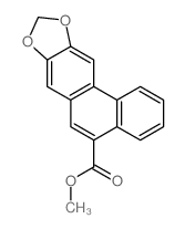 methyl naphtho[2,1-f][1,3]benzodioxole-5-carboxylate结构式