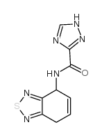 1H-1,2,4-Triazole-3-carboxamide,N-(4,7-dihydro-2,1,3-benzothiadiazol-4-yl)- structure