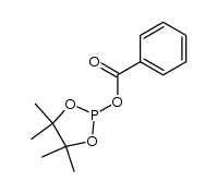 2-benzoyloxy-4,4,5,5-tetramethyl-[1,3,2]dioxaphospholane Structure