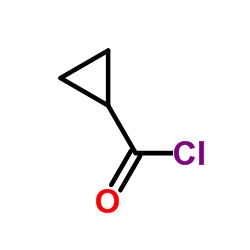 Cyclopropanecarbonyl chloride structure