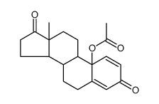 (13-methyl-3,17-dioxo-7,8,9,11,12,14,15,16-octahydro-6H-cyclopenta[a]phenanthren-10-yl) acetate Structure