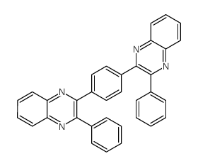 Quinoxaline,2,2'-(1,4-phenylene)bis[3-phenyl- Structure