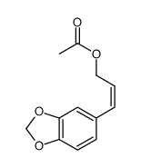 [(E)-3-(1,3-benzodioxol-5-yl)prop-2-enyl] acetate结构式