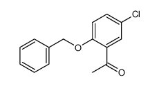 1-[5-chloro-2-(phenylmethoxy)phenyl]ethanone结构式