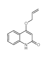 4-prop-2-enoxy-1H-quinolin-2-one structure