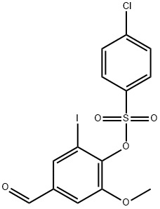 4-formyl-2-iodo-6-methoxyphenyl 4-chlorobenzenesulfonate图片