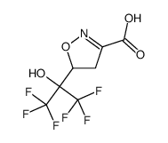 5-(1,1,1,3,3,3-Hexafluoro-2-hydroxy-2-propanyl)-4,5-dihydro-1,2-o xazole-3-carboxylic acid Structure