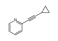 1-cyclopropyl-2-(pyridin-2-yl)acetylene结构式