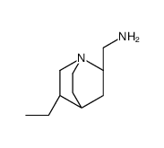 [(2R,4S,5R)-5-ethyl-1-azabicyclo[2.2.2]octan-2-yl]methanamine结构式