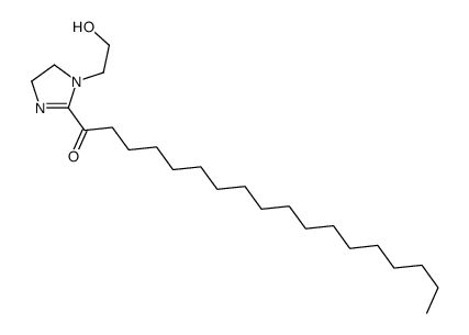 1-[1-(2-hydroxyethyl)-4,5-dihydroimidazol-2-yl]octadecan-1-one Structure