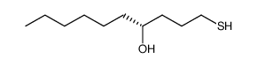 (R)-1-sulfanyldecan-4-ol Structure