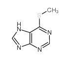 6-甲巯基嘌呤结构式