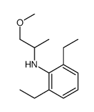 2,6-diethyl-N-(1-methoxypropan-2-yl)aniline结构式